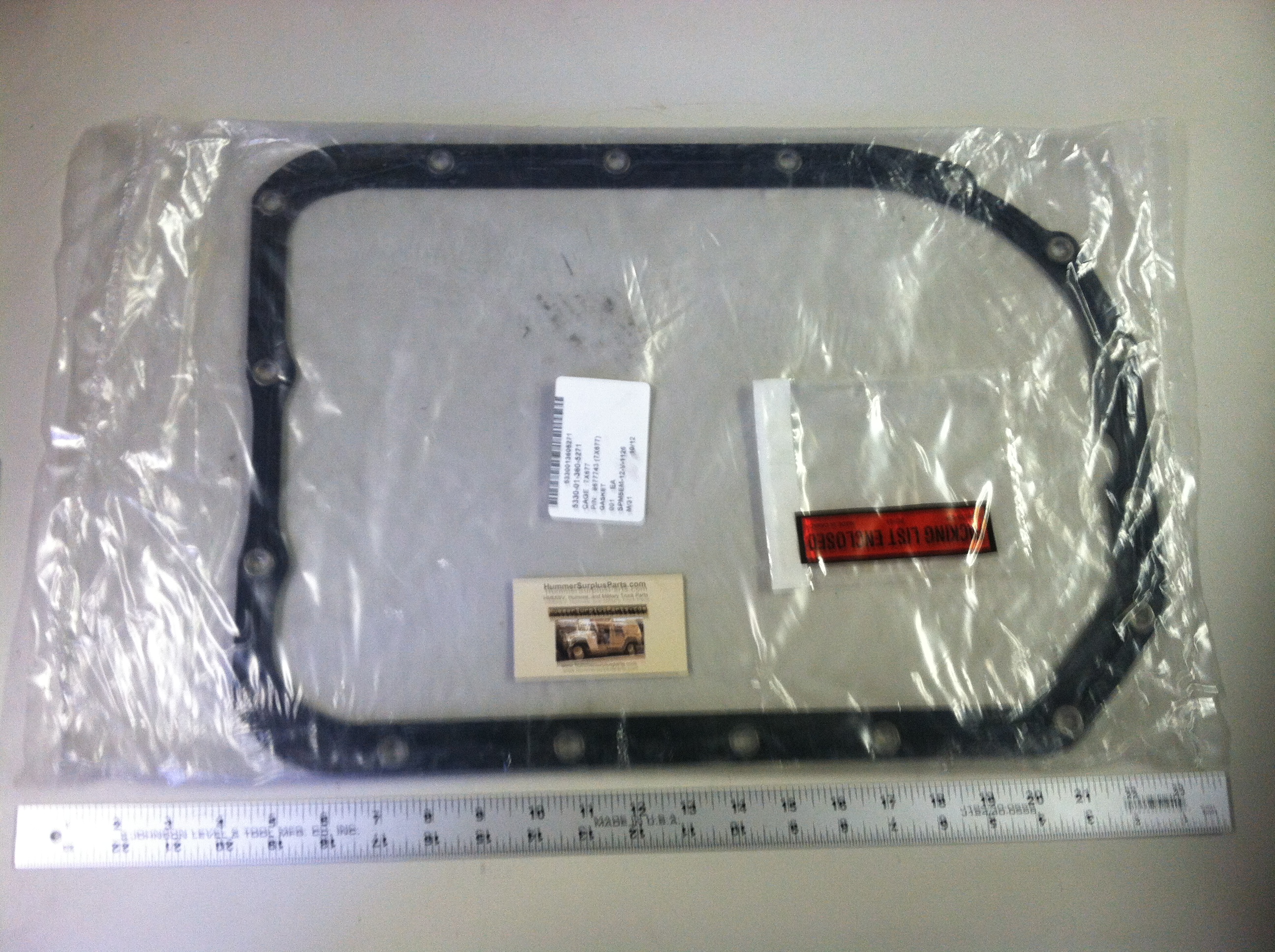 HMMWV M998A1 HUMMER OIL PAN GASKET 8677743 5743310 5330-01-360-5271